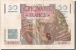 France 50 Francs Billet, 50 F 1946-1951 ''Le Verrier'', 1951-06-07 -
