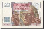 France 50 Francs Billet, 50 F 1946-1951 ''Le Verrier'', 1946-03-14 -