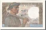 France 10 Francs Billet, 10 F 1941-1949 ''Mineur'', 1946-12-19 -