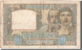 France 20 Francs Billet, 20 F 1939-1942 ''Science et Travail'' -