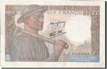 France 10 Francs Billet, 10 F 1941-1949 ''Mineur'', 1942-06-11 -