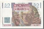 France 50 Francs Billet, 50 F 1946-1951 ''Le Verrier'', 1950-03-02 -