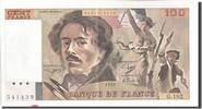 France 100 Francs Billet, 100 F 1978-1995 ''Delacroix'', 1991 -