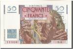 France 50 Francs Billet, 50 F 1946-1951 ''Le Verrier'', 1946-03-28 -