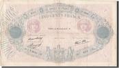 France 500 Francs Billet, 500 F 1888-1940 ''Bleu et Rose'', 1937-08-26 -