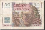 France 50 Francs Billet, 50 F 1946-1951 ''Le Verrier'', 1951-06-07 -