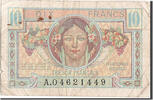 France 10 Francs Billet, 1947 French Treasury, 1947 -