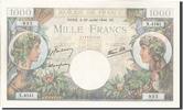 France 1000 Francs Billet, 1 000 F 1940-1944 ''Commerce et Industrie'' -
