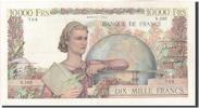 France 10,000 Francs Billet, 10 000 F 1945-1956 ''Génie Français'' -