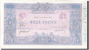 France 1000 Francs Billet, 1 000 F 1889-1926 ''Bleu et Rose'' -