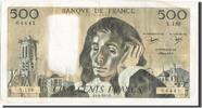 France 500 Francs Billet, 500 F 1968-1993 ''Pascal'', 1981-06-04 -