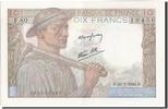 France 10 Francs Billet, 10 F 1941-1949 ''Mineur'', 1944-01-20 -