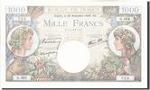 France 1000 Francs Billet, 1 000 F 1940-1944 ''Commerce et Industrie'' -