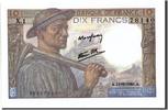 France 10 Francs Billet, 10 F 1941-1949 ''Mineur'', 1941-09-11 -