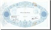 France 500 Francs Billet, 500 F 1888-1940 ''Bleu et Rose'', 1939-03-23 -
