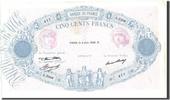 France 500 Francs Billet, 500 F 1888-1940 ''Bleu et Rose'', 1936-06-04 -