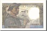 France 10 Francs Billet, 10 F 1941-1949 ''Mineur'', 1947-10-30 -