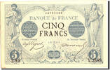 France 5 Francs Billet, 5 F 1871-1874 ''Noir'', 1873-05-16 -