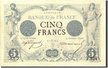 France 5 Francs Billet, 5 F 1871-1874 ''Noir'', 1872-09-05 -
