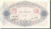 France 500 Francs Billet, 500 F 1888-1940 ''Bleu et Rose'', 1932-09-01 -