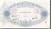 France 500 Francs Billet, 500 F 1888-1940 ''Bleu et Rose'', 1939-09-28 -