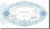 France 500 Francs Billet, 500 F 1888-1940 ''Bleu et Rose'', 1939-04-06 -