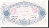 France 500 Francs Billet, 500 F 1888-1940 ''Bleu et Rose'', 1937-02-11 -