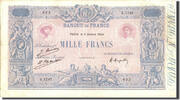 France 1000 Francs Billet, 1 000 F 1889-1926 ''Bleu et Rose'' -