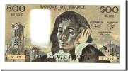 France 500 Francs Billet, 500 F 1968-1993 ''Pascal'', 1983-01-06 -