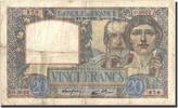 France 20 Francs Billet, 20 F 1939-1942 ''Science et Travail'' -