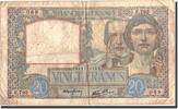 France 20 Francs Billet, 20 F 1939-1942 ''Science et Travail'' -