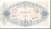France 500 Francs 500 F 1888-1940 ''Bleu et Rose'', 1939-12-21 -
