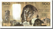 France 500 Francs 500 F 1968-1993 ''Pascal'', 1972-01-06 -