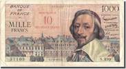 France 10 Nouveaux Francs on 1000 Francs 50 NF 1959-1961 ''Henri IV'' -