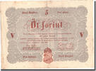 5 Forint 1848 Ungarn Geldschein, 1848-09-01, KM:S116a, SS+ SS+