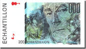France 200 Francs echantillon -