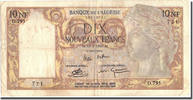 Algérie 10 Nouveaux Francs Billet, Algeria, 1961-02-10, KM:119a -