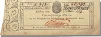Etats allemands 3 Franken Billet, 1820-12-31 -