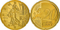 France 20 Euro Cent BE, Laiton, KM:New -