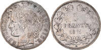 France 5 Francs Monnaie, Cérès, Bordeaux, Argent, Gadoury:742 -