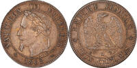 France 2 Centimes Monnaie, Napoleon III, Napoléon III, Bordeaux -