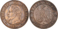 France 2 Centimes Monnaie, Napoleon III, Napoléon III, Bordeaux -