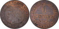 France Centime Monnaie, Cérès, Paris, Bronze, Gadoury:88 -