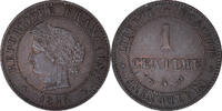 France Centime Monnaie, Cérès, Paris, Bronze, Gadoury:88 -