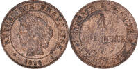 France Centime Monnaie, Cérès, Paris, Bronze, Gadoury:88 -