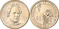 États-Unis Dollar U.S. Mint, Copper-Zinc-Manganese-Nickel Clad Copper -