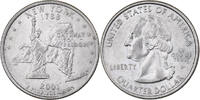 États-Unis Quarter U.S. Mint, Cupronickel plaqué cuivre, KM:318 -
