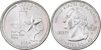 États-Unis Quarter U.S. Mint, Cupronickel plaqué cuivre, KM:357 -