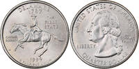 États-Unis Quarter U.S. Mint, Cupronickel plaqué cuivre, KM:293 -