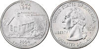 États-Unis Quarter U.S. Mint, Cupronickel plaqué cuivre, KM:358 -
